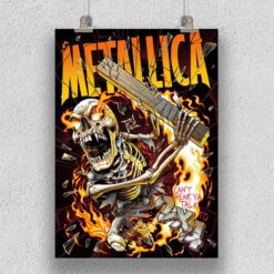 Metallica Load Poster Series 2X4 Artwork by Andrew Cremeans Collectible Wall Art 3