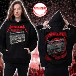 Metallica M72 Adelaide 2025 Hoodie – November 5, 2025 – Adelaide Oval, Australia – Artwork by Glenno Smith