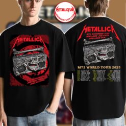 Metallica M72 Adelaide 2025 Two-Sided T-Shirt – Artwork by Glenno Smith – Adelaide Oval, Australia – November 5, 2025