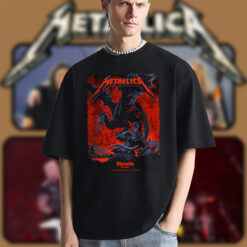 Metallica M72 Adelaide Poster Art T Shirt 1