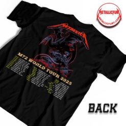 Metallica M72 Adelaide Two Sided T Shirt Adelaide Oval Australia Artwork by Ken Taylor 3