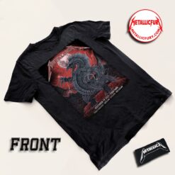 Front view of Metallica M72 Auckland 2025 Concert In Auckland New Zealand At Eden Park On November 19 2025 T-Shirt