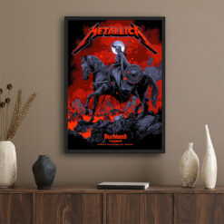 Metallica M72 Auckland Exclusive Pop-Up Poster – November 19, 2025 – Eden Park, New Zealand – Artwork by Ken Taylor – Canvas Home Decor