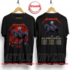 Metallica M72 Auckland Exclusive Pop-Up T-Shirt – November 19, 2025 – Eden Park, New Zealand – Artwork by Ken Taylor – Tour Merch