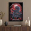 Metallica M72 Auckland Poster November 19 2025 Eden Park New Zealand Tour Merch Artwork