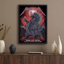 Metallica M72 Auckland Poster November 19 2025 Eden Park New Zealand Tour Merch Artwork