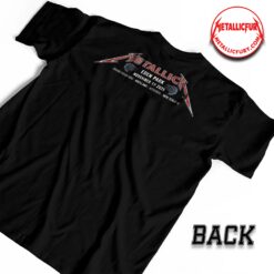 Back view of Metallica M72 Auckland T-Shirt – November 19, 2025 – Eden Park, New Zealand – Tour Merch