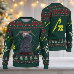 Metallica M72 Auckland Tāmaki Makaurau 2025 Ugly Sweater November 19 2025 Eden Park New Zealand Tour Merch 3