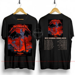 Metallica M72 Brisbane 2025 T-Shirt – November 12, 2025 – Suncorp Stadium, Australia – Artwork by Ken Taylor – Tour Merch