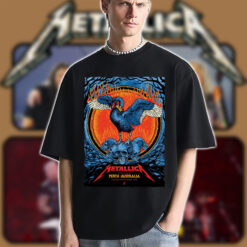 Metallica M72 Perth 2025 T-Shirt – November 1, 2025 – Optus Stadium, Australia – Artwork by Ben Brown