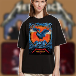 Metallica M72 Perth 2025 T-Shirt – November 1, 2025 – Optus Stadium, Australia – Artwork by Ben Brown