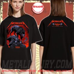 Metallica M72 Sydney Exclusive Pop Up Event Two Sided T Shirt November 15 2025 Accor Stadium Australia Artwork by Ken Taylor 2