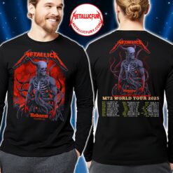 Metallica M72 Tour 2025 Long Sleeve Shirt – Melbourne, Australia – November 8, 2025 – Artwork by Ken Taylor – Marvel Stadium