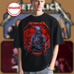 Metallica M72 Tour 2025 T Shirt Melbourne Australia November 8 2025 Skeletal Demon Artwork by Ken Taylor 1