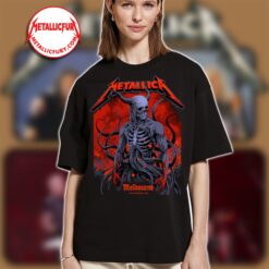 Metallica M72 Tour 2025 T Shirt Melbourne Australia November 8 2025 Skeletal Demon Artwork by Ken Taylor 2
