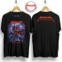 Metallica M72 Tour 2025 Two-Sided T-Shirt – Sydney, Australia – November 15, 2025 – Artwork by Blair Sayer – Accor Stadium
