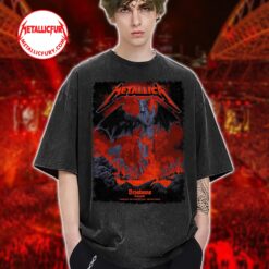 Metallica M72 Tour 2025 Washed T Shirt November 12 2025 Brisbane Australia Artwork by Ken Taylor Suncorp Stadium