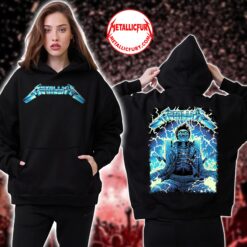 Metallica Ride the Lightning Remastered Artwork Hoodie Artwork by Luke Preece 2