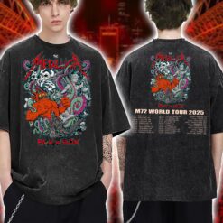 Metallica Squindo Black Box Washed T Shirt Limited Edition