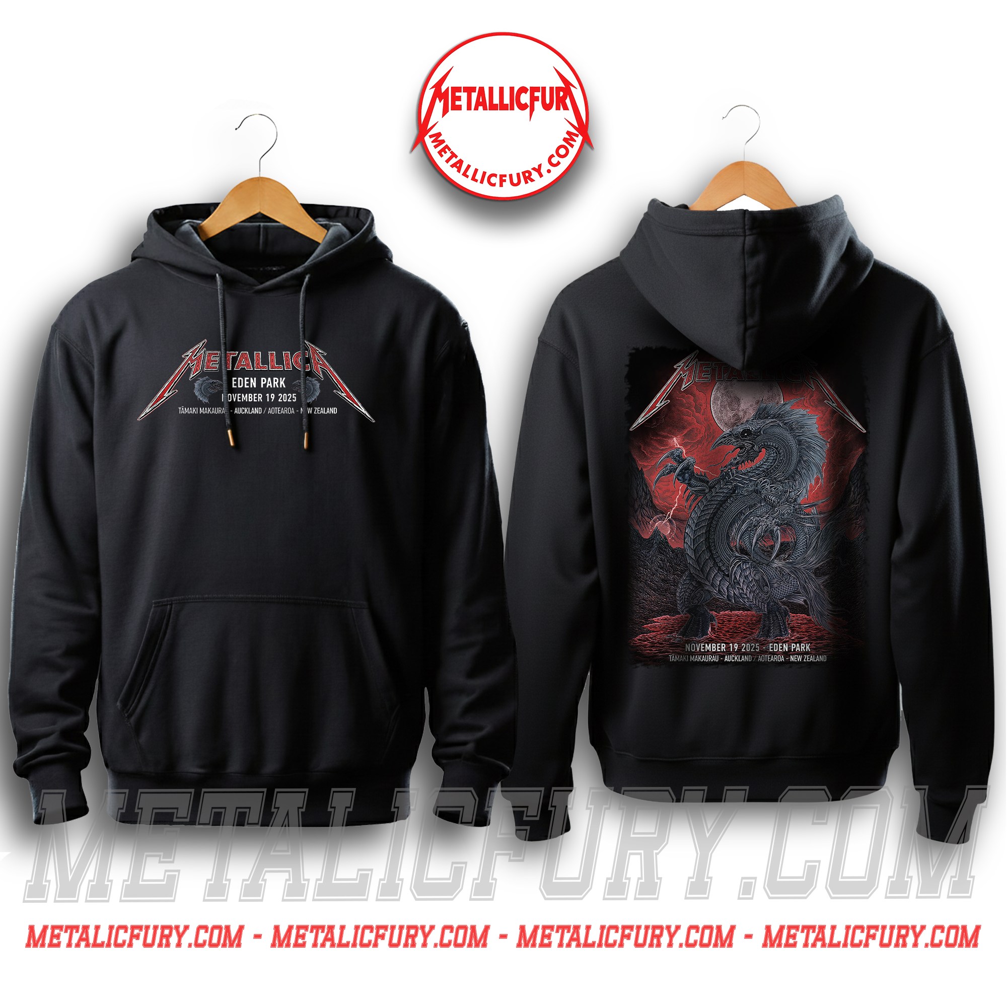 Metallica M72 Auckland 2025 Hoodie November 19 2025 Eden Park New Zealand Tour Merch 5