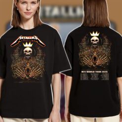 Metallica M72 Charlotte 2025 Pop Up Shop T Shirt In Charlotte North Carolina United States At Bank of America Stadium On May 31 2025 Artwork by Miles Tsang 3