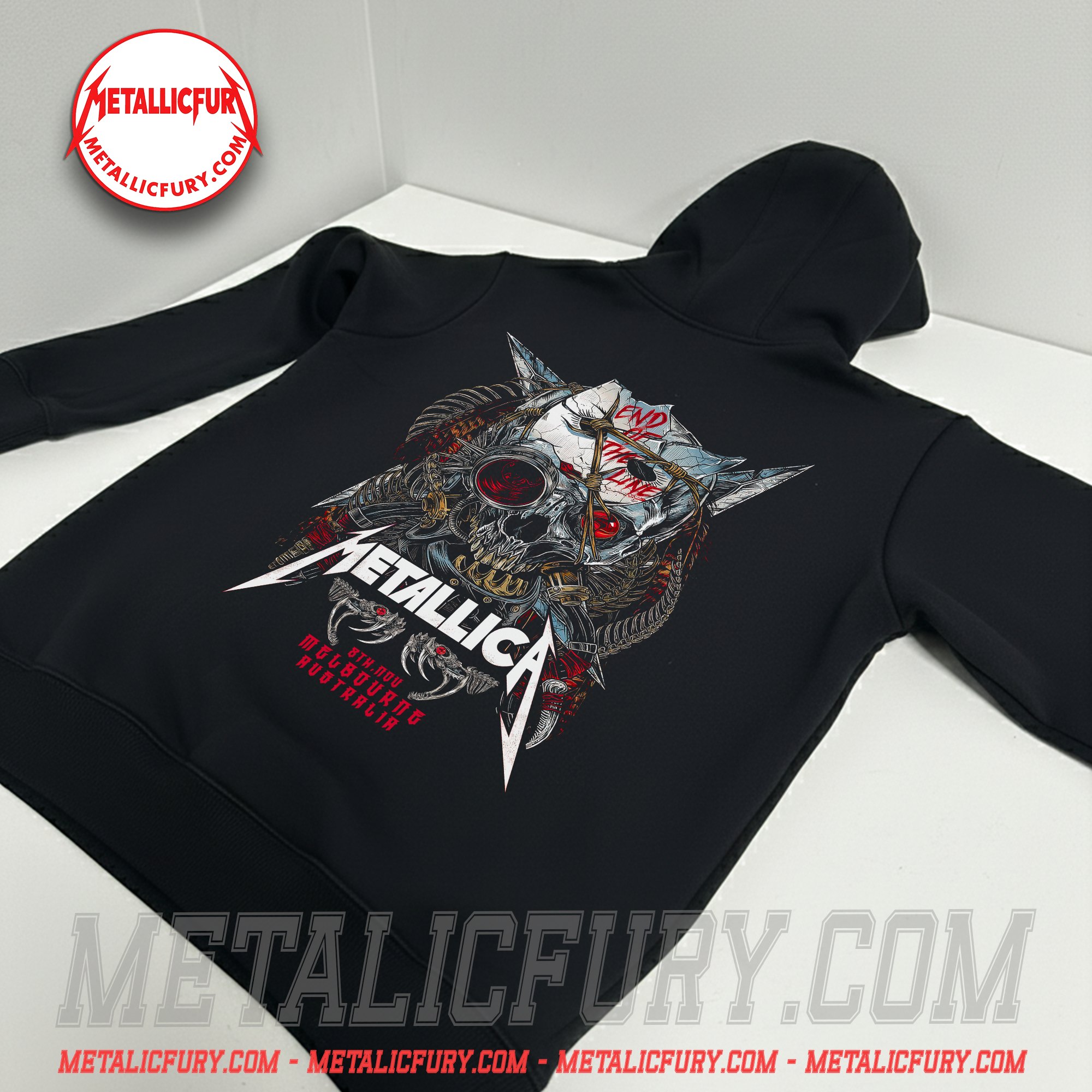 Metallica M72 Melbourne 2025 Concert In Melbourne Australia At Marvel Stadium On November 08 2025 Hoodie 2