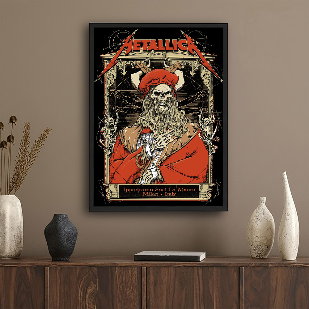 Metallica M72 Milan 2024 Concert In Milan Italy At Ippodromo SNAI La Maura On May 29 2024 Poster 1