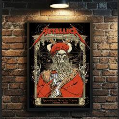 Metallica M72 Milan 2024 Concert In Milan Italy At Ippodromo SNAI La Maura On May 29 2024 Poster 2