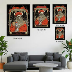 Metallica M72 Milan 2024 Concert In Milan Italy At Ippodromo SNAI La Maura On May 29 2024 Poster 4