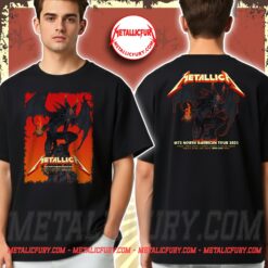 Metallica M72 Santa Clara 2025 Pop Up Shop T Shirt In Santa Clara California At Levi’s Stadium On June 20 22 2025 Artwork by Vance Kelly