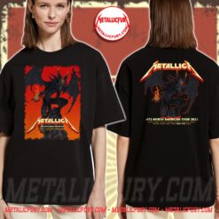 Metallica M72 Santa Clara 2025 Pop Up Shop T Shirt In Santa Clara California At Levi’s Stadium On June 20 22 2025 Artwork by Vance Kelly