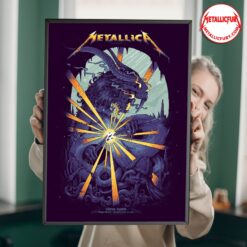 Metallica M72 Tour Poster – Racino Ebreichsdorf, Vienna, Austria – June 01, 2024 – Artwork by Alex Hovey