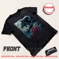 Front view of Metallica M72 Tour Seattle Night 2 T Shirt Lumen Field Washington 1