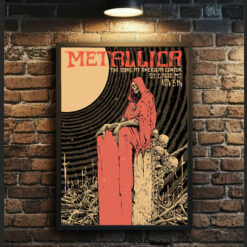 Metallica M72 Tour St. Louis Night 2 Poster – Dome at America’s Center, Missouri – November 5 2023 – Official Event Artwork
