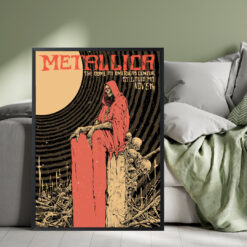 Metallica M72 Tour St. Louis Night 2 Poster – Dome at America’s Center, Missouri – November 5 2023 – Official Event Artwork