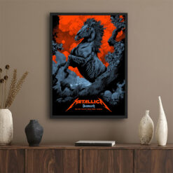 Metallica M72 World Tour Copenhagen Poster June 14 16 2024 Parken Stadium Denmark Artwork by Ken Taylor 2