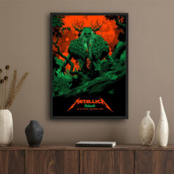 Metallica M72 World Tour Helsinki Poster – June 7 & 9, 2024 – Helsinki Olympic Stadium, Finland – Artwork by Ken Taylor
