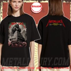Metallica M72 World Tour Mexico City 2024 Night 1 T Shirt September 20 2024 Estadio GNP Seguros Mexico 2
