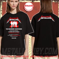 Metallica Top 72 Songs Fan Vote T Shirt Most Voted Metallica Tracks 2