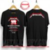 Metallica Top 72 Songs Fan Vote T Shirt Most Voted Metallica Tracks 3