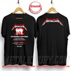 Metallica Top 72 Songs Fan Vote T Shirt Most Voted Metallica Tracks 3