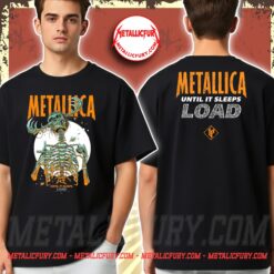 Metallica Until It Sleeps Two Sided T Shirt Load Remastered Anniversary Artwork by Luke Preece 1