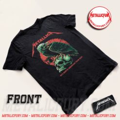 Front view of Metallica M72 Tour 2025 Philadelphia Pop Up Shop Two Sided T Shirt