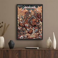 Metallica Denver 2025 Night 1 Poster – M72 Tour Print | Limited Edition – June 27, 2025 – Empower Field at Mile High – Artwork by Juan Ma Orozco