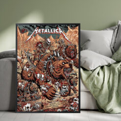 Metallica Denver 2025 Night 1 Poster – M72 Tour Print | Limited Edition – June 27, 2025 – Empower Field at Mile High – Artwork by Juan Ma Orozco
