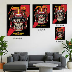 Metallica Landover Pop-Up Shop Poster – Northwest Stadium, May 28, 2025 by Ian Williams