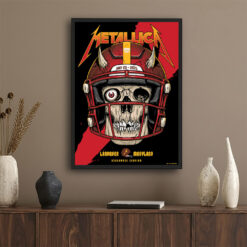 Metallica Landover Pop Up Shop Poster Northwest Stadium May 28 2025 by Ian Williams 2