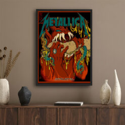 Metallica M72 Philadelphia 2025 Night 1 Poster – May 23, 2025 – Lincoln Financial Field, Philadelphia – Artwork by Squindo