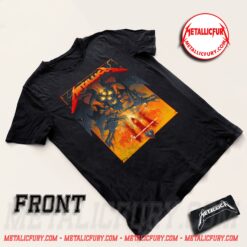 Front view of Metallica M72 Tour 2024 Minneapolis Pop-Up Shop T-Shirt – Vance Kelly