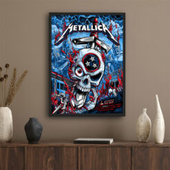 Metallica M72 Tour 2025 Nashville Pop-Up Shop Poster – Artwork by Landon Armstrong